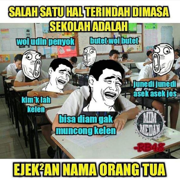 pelesetan obrolan di kelas 1-16 © 2016 brilio.net