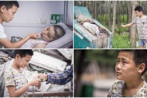 Bocah ini jadi pemulung demi berobat ibu tirinya yang kena kanker