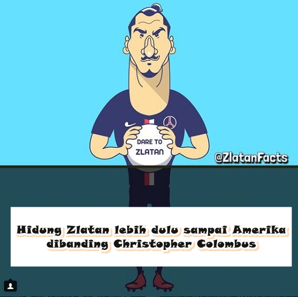 10 Meme fakta Zlatan ini pasti bikin kamu ngakak guling-guling