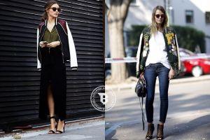 10 Style keren dengan bomber jacket ini boleh juga kamu tiru, ladies! 