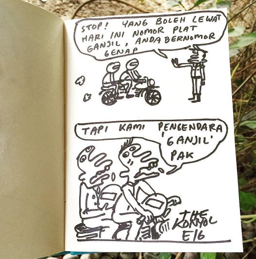 meme ganjil genap © 2016 brilio.net