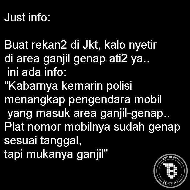 meme ganjil genap © 2016 brilio.net