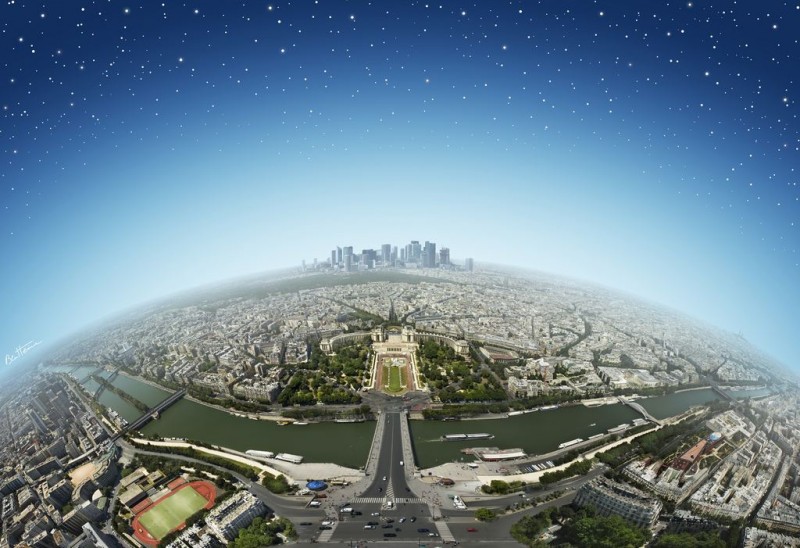 10 Foto pemandangan dari atas landmark dunia ini menakjubkan