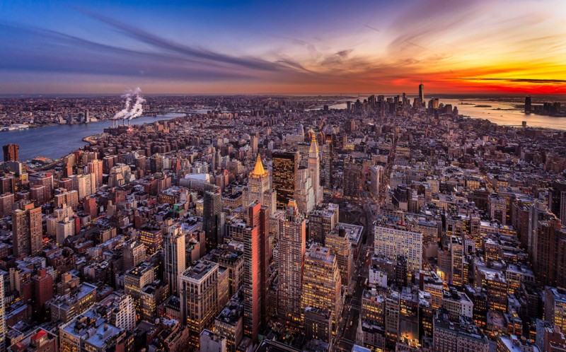 10 Foto pemandangan dari atas landmark dunia ini menakjubkan
