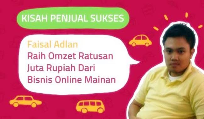 Penjual mainan ini sukses, omzetnya ratusan juta rupiah per bulan!