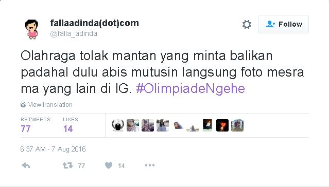 olimpiade ngehe kocak 1-20 © 2016 brilio.net