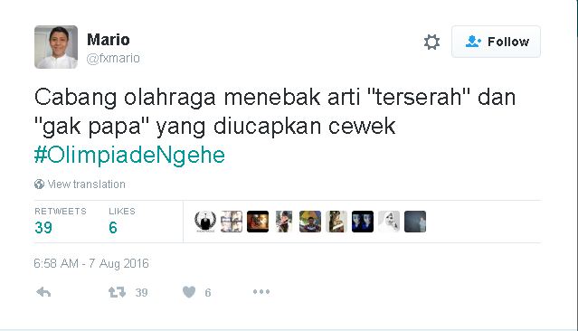 olimpiade ngehe kocak 1-20 © 2016 brilio.net