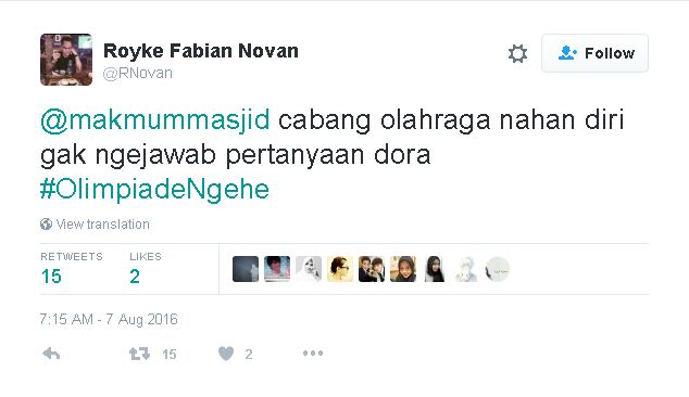 olimpiade ngehe kocak 1-20 © 2016 brilio.net