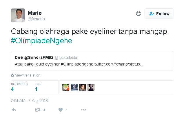 olimpiade ngehe kocak 1-20 © 2016 brilio.net