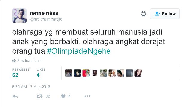 olimpiade ngehe kocak 1-20 © 2016 brilio.net