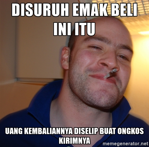 Meme disuruh emak © 2016 brilio.net