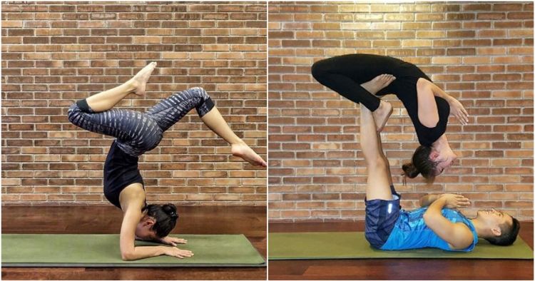 8 Artis cantik ini jago berpose yoga ekstrem, cowok ...