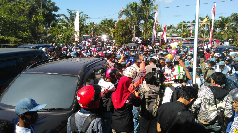 siswa geruduk Tamalate © 2016 brilio.net