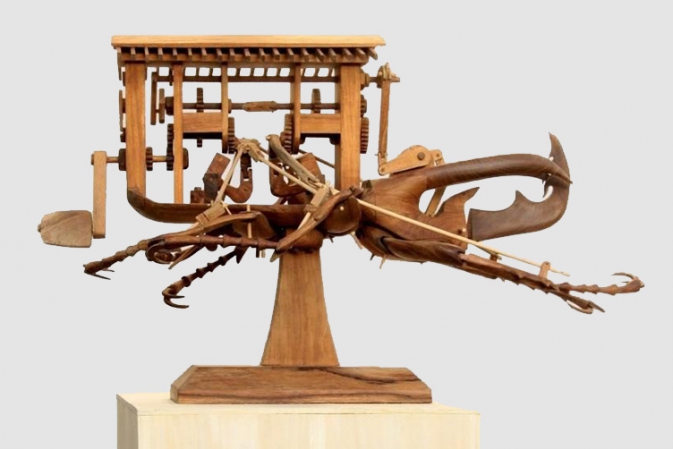 7 Robot kayu karya seniman asal Jogja ini keren abis