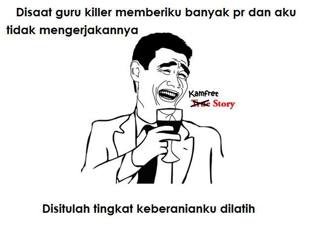 meme lucu garap PR 1-23 © 2016 brilio.net