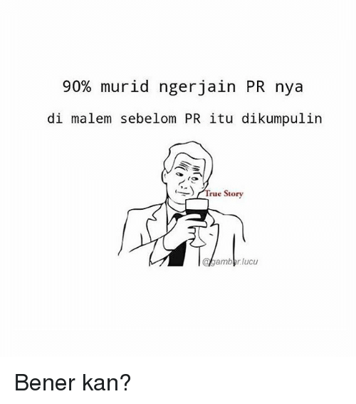 meme lucu garap PR 1-23 © 2016 brilio.net