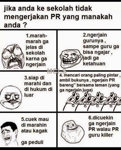 meme lucu garap PR 1-23 © 2016 brilio.net