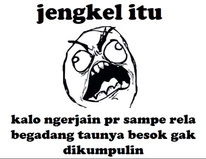 meme lucu garap PR 1-23 © 2016 brilio.net