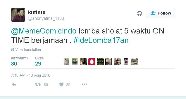 lomba 17an tweet 1-17 © 2016 brilio.net
