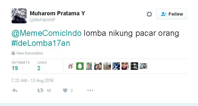 lomba 17an tweet 1-17 © 2016 brilio.net