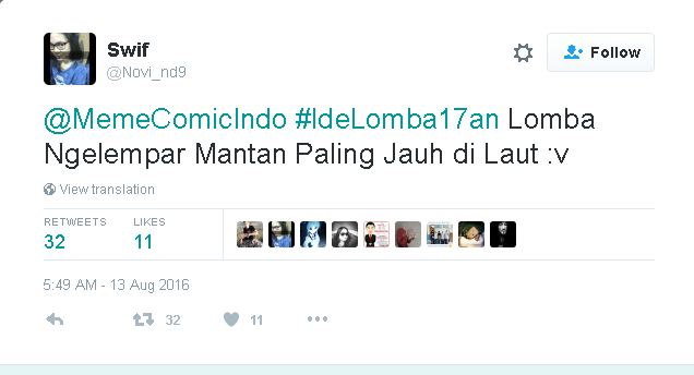 lomba 17an tweet 1-17 © 2016 brilio.net