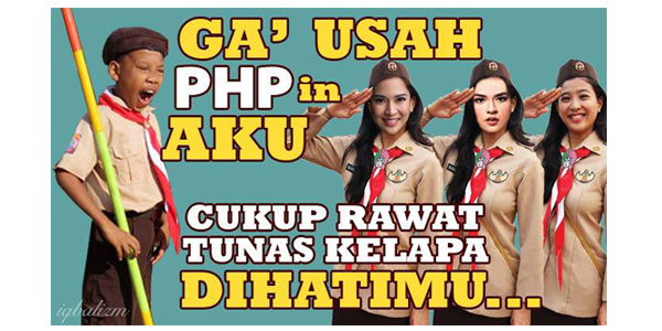 meme pramuka © 2016 brilio.net