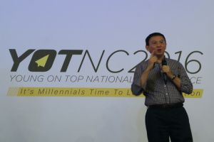 Di hadapan ribuan anak milenial, Ahok berkisah bantu jualan onderdil