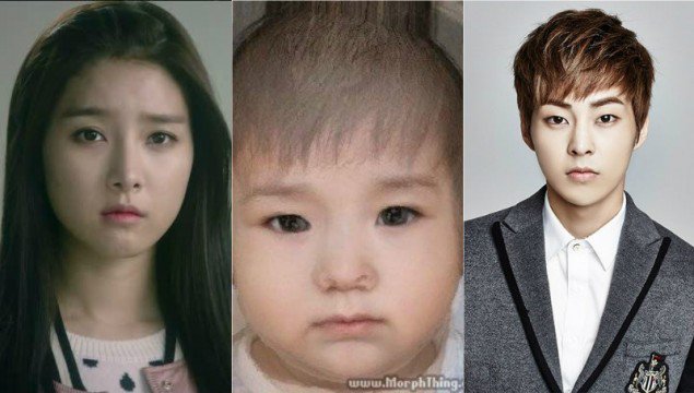 10 Foto editan pasangan fenomenal drama korea jika punya anak, gemes!