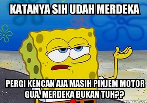 katanya udah merdeka © 2016 brilio.net