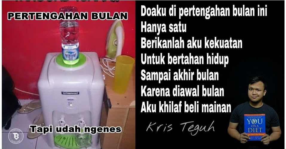 12 Meme kocak ngenesnya pertengahan bulan, kamu juga mengalami?