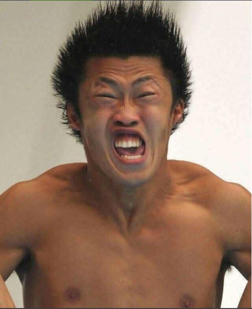 Ekspresi 15 atlet loncat indah ini kocak banget, semangat banget ya