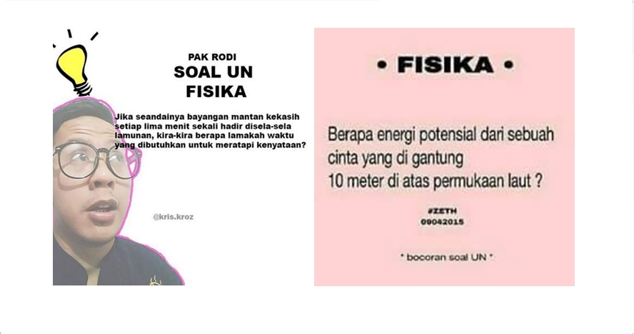 15 Pertanyaan fisika yang kocak ini bikin gagal fokus sekaligus galau