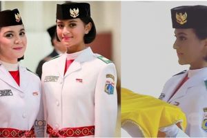 10 Foto cantiknya Nilam Sukma, gadis pembawa Sang Saka Merah Putih