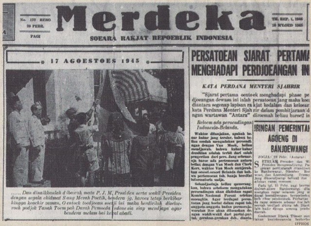 Peristiwa Proklamasi Kemerdekaan Indonesia Tahun 1945