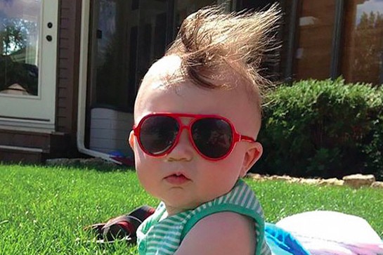 15 Gaya rambut bayi ini seperti orang dewasa, gemas lihatnya!