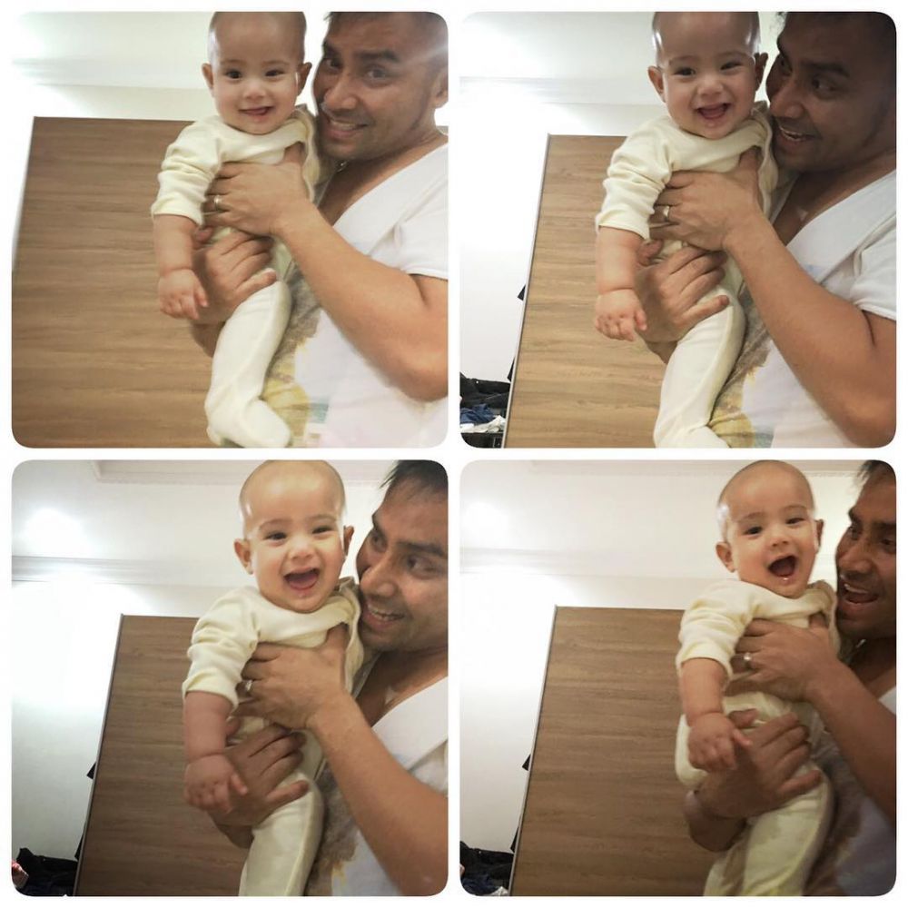 judika dan anak © 2016 brilio.net