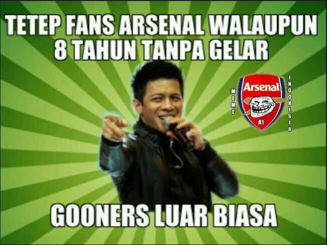 Meme Arsenal © 2016 brilio.net
