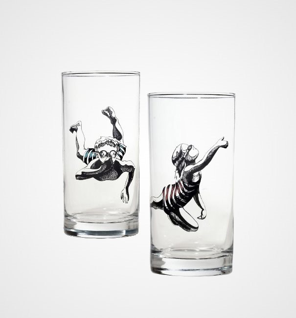 17 Desain gelas ini artistik nan menarik banget, jadi pengen punya