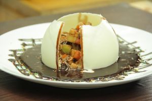 Ini resep Mix Fruit Chocolate Balloon, camilan sehat nggak bikin gemuk