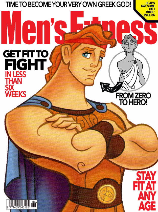 Begini jadinya kalau 8 tokoh animasi Disney jadi model cover majalah