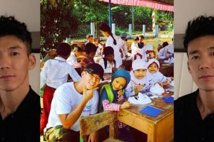 Artis Korea ganteng ini bantu pendidikan anak Indonesia, salut deh!