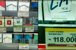 12 Foto editan harga rokok ini dijamin bikin perokok ketar ketir