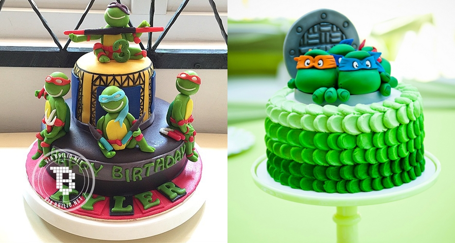 17 Kue lezat bertema Kura-Kura Ninja, kamu rela gigitnya?