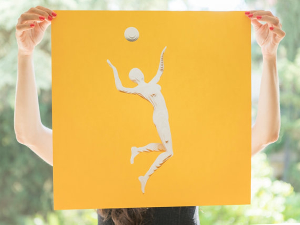 12 Patung kertas gambarkan atlet bertanding di Olimpiade, keren!