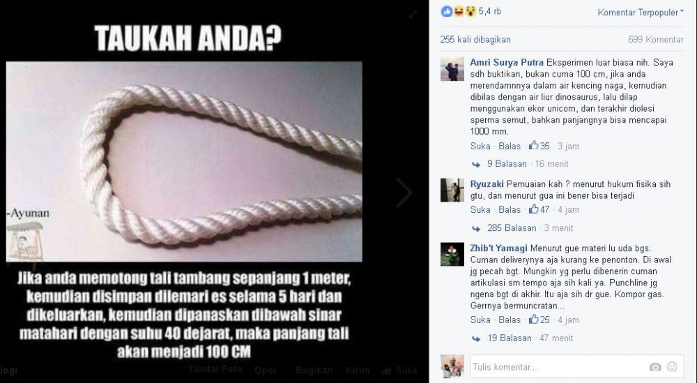 komentar netizen kocak 1-2 © 2016 brilio.net