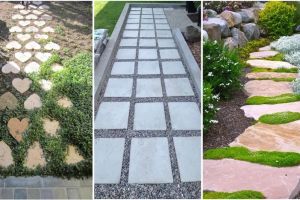 15 Inspirasi desain pijakan kaki halaman rumah yang simpel dan indah