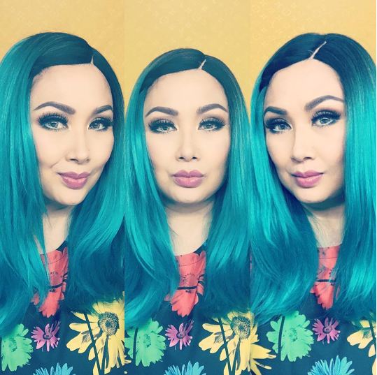 10 Koleksi wig warna-warni Titi DJ yang bikin cetar penampilannya