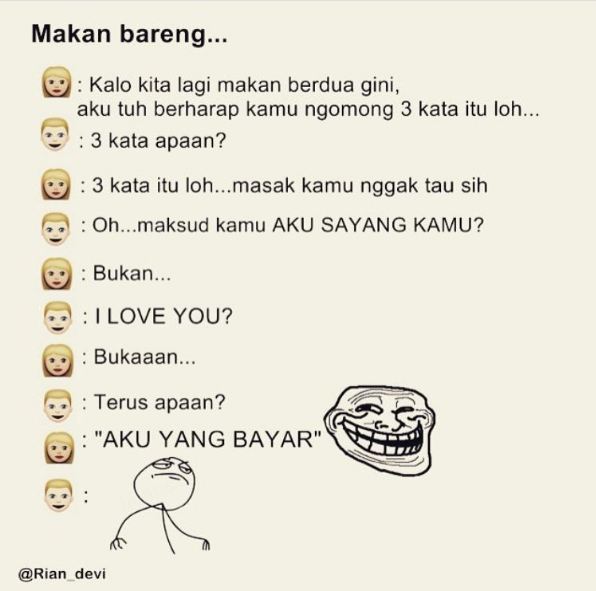 obrolan rayuan kocak 1-10 © 2016 brilio.net