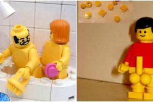 15 Kreasi bentuk lego jika dimainkan orang dewasa, imajinasinya liar