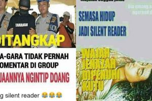13 Meme sindir silent reader di grup chat ini bikin ngakak